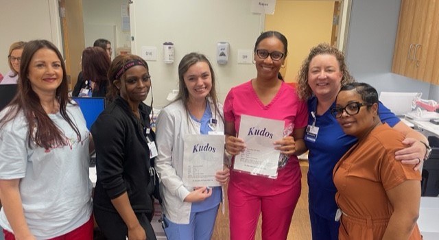 Ashley Davis, medical assistant, and Brittany Wilson, C.R.N.P., OB-GYN