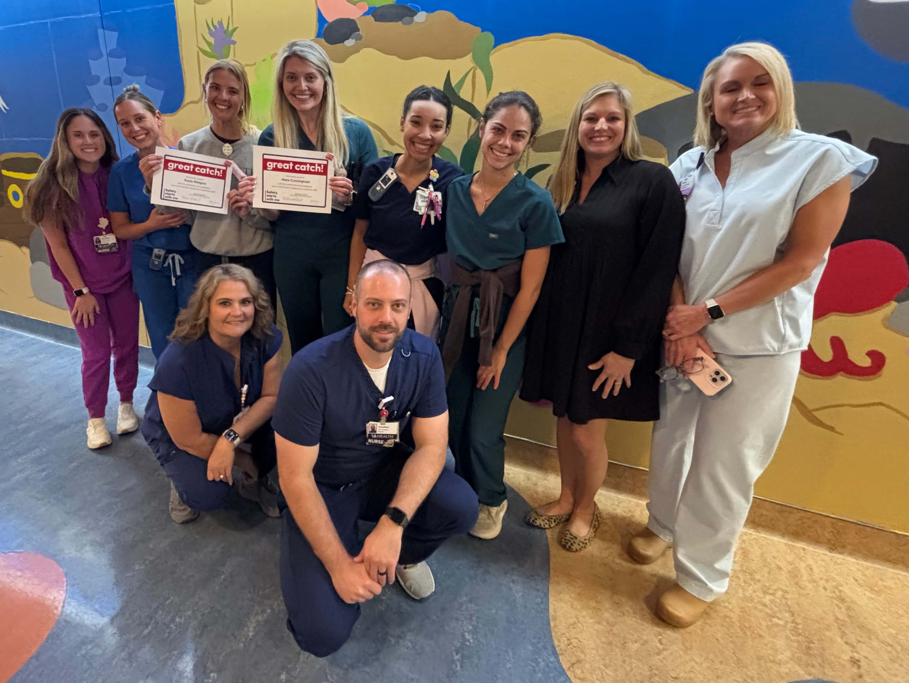 Mare Cunningham, RN, a nurse in the Pediatric ICU