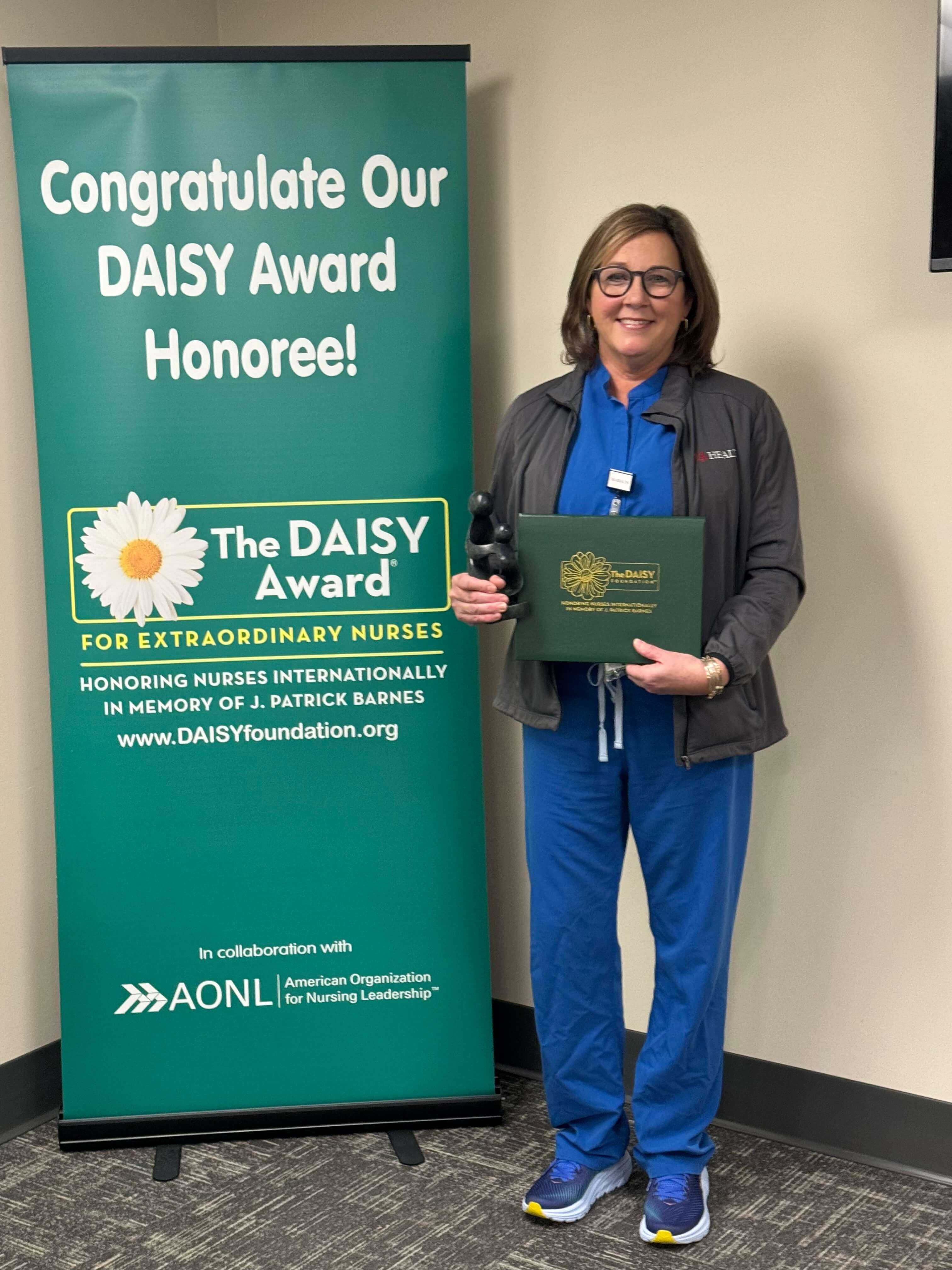 Easley receives Daisy Nurse Leadership Award