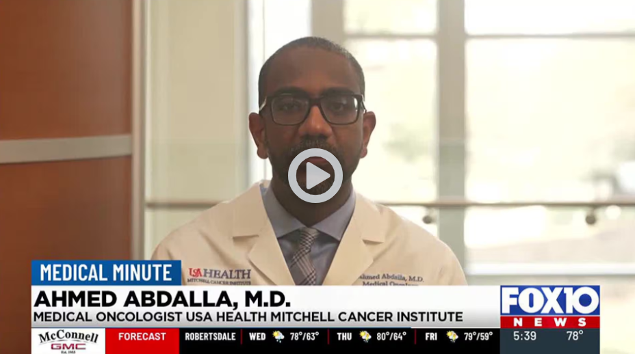 USA Health’s Ahmed Abdalla discusses colorectal cancer