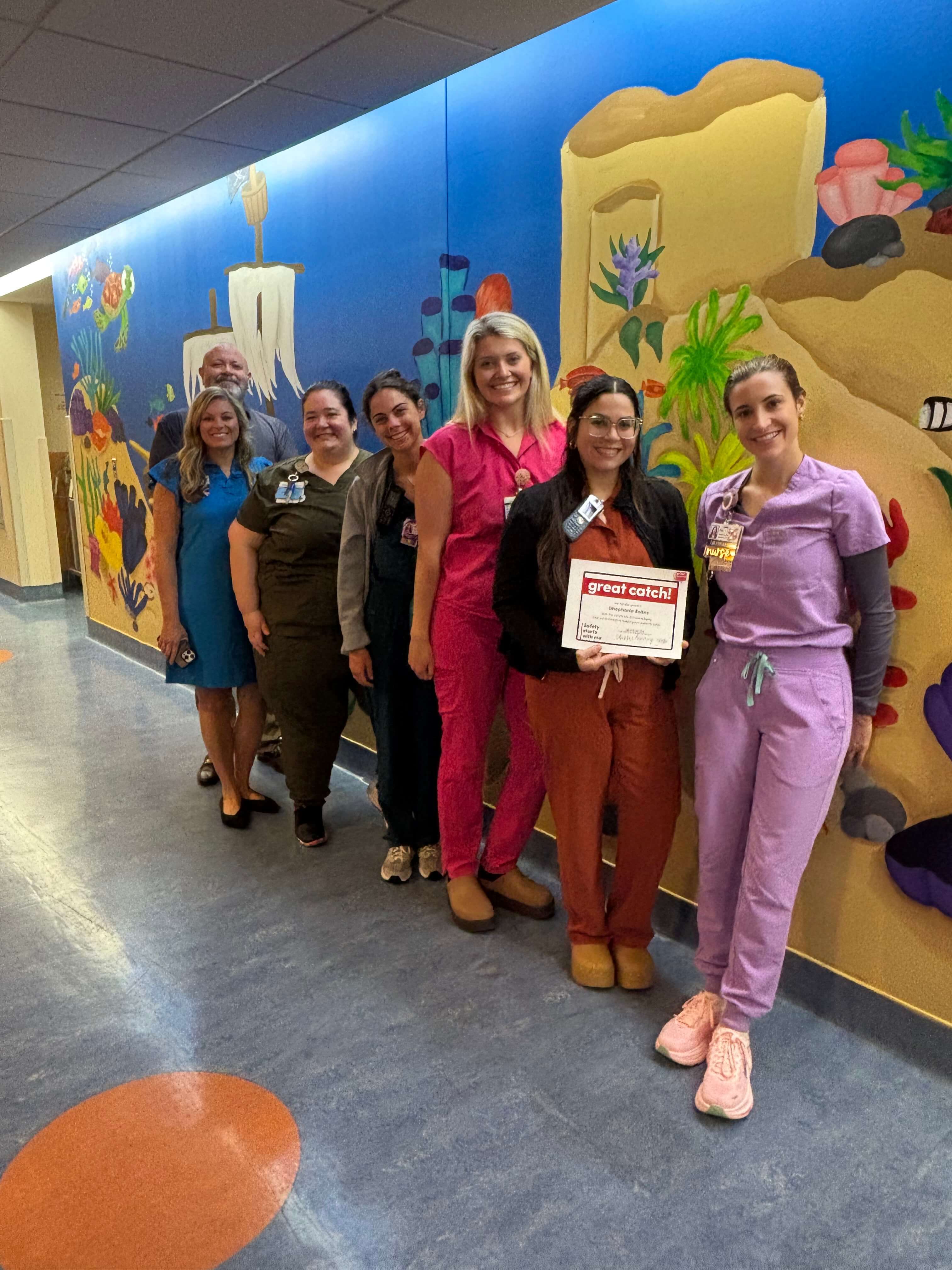 Stephanie Rollins, RN, a nurse in the Pediatric ICU