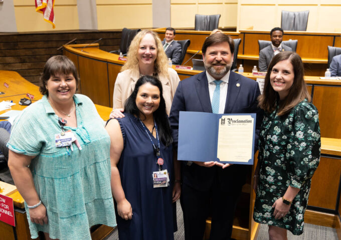 USA Health Stroke Program recognized during Stroke Awareness Month by the mayor of Mobile