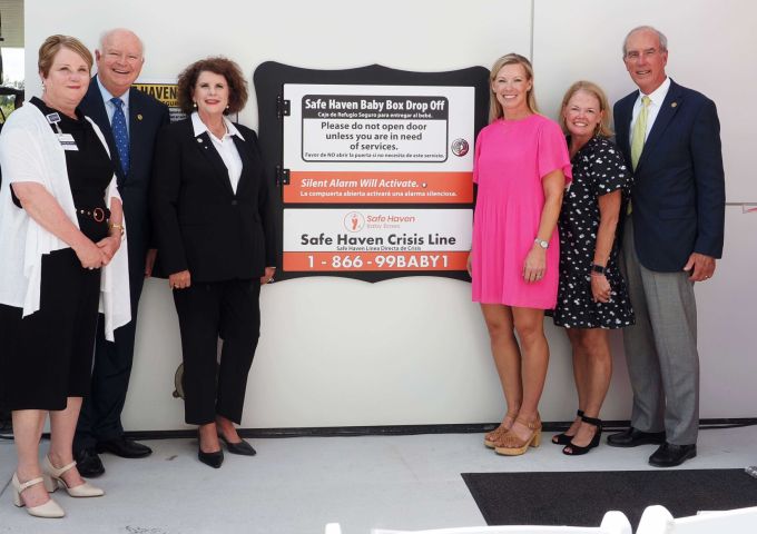 USA Health Children’s & Women’s Hospital dedicates fist Safe Haven Baby Box in Mobile