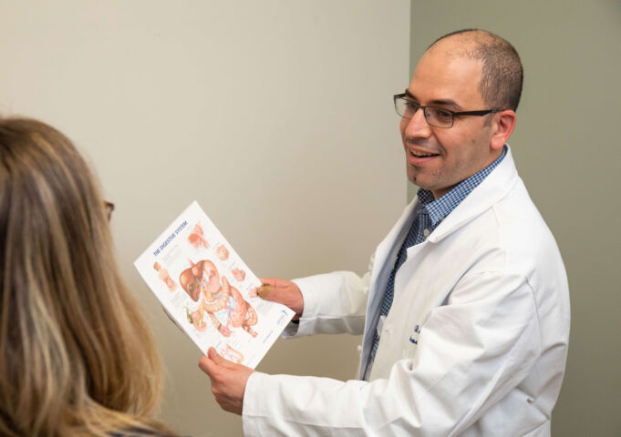 USA Health names Idriss interim medical director of hepatology - speaking with patient