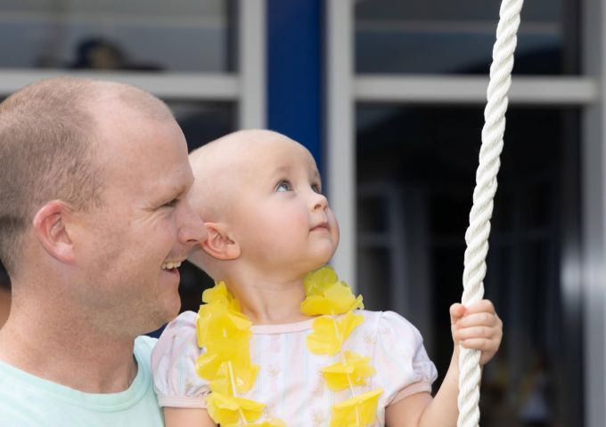 Bell Ringing for childhood cancer patients held at USA Health Children’s & Women’s Hospital