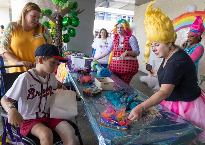 Young patients celebrate Halloween at USA Health Children's & Women's Hospital