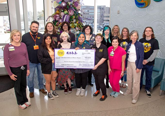 Mapp Child and Family Life Program receives $55,000 donation from Spirit of Children