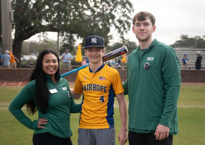 Children’s Miracle Network Champion recognized during baseball opening day