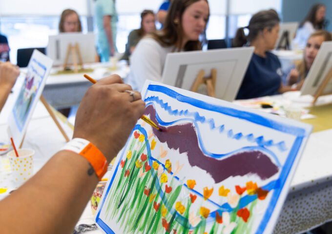 Strokes for Strokes painting class