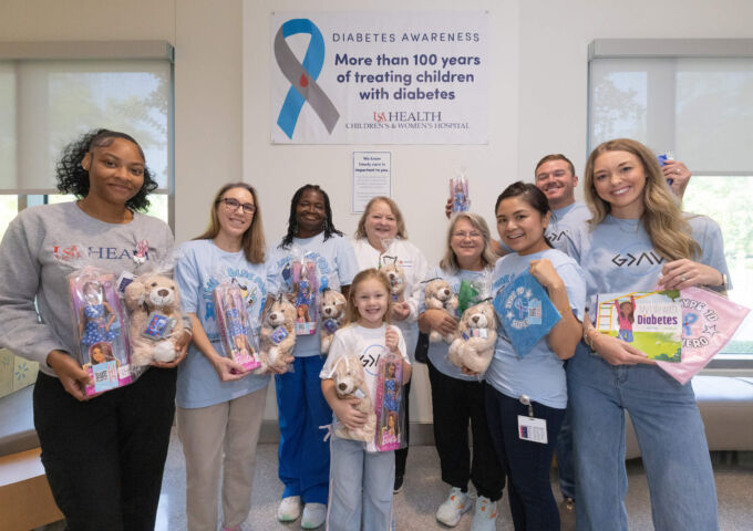 Special Barbies and stuffed bears donated for children with Type 1 diabetes