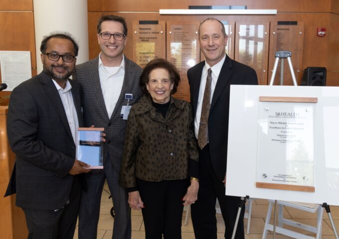 Chakroborty wins Mayer Mitchell Award for Excellence in Cancer Research