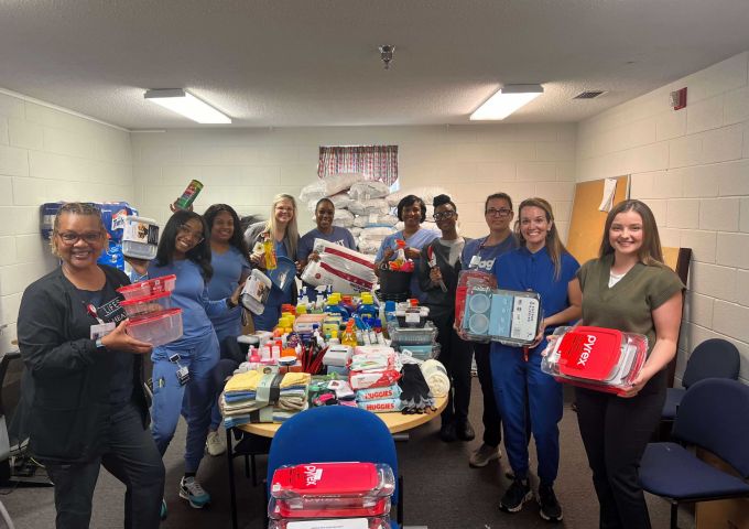 USA Health internal medicine department annual donation drive gives back to community 