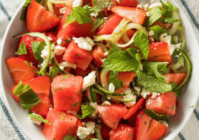 Watermelon salad