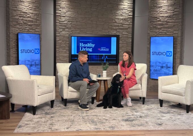 Healthy Living: Full-time Facility Dog joins USA Health Children’s & Women’s Hospital segment