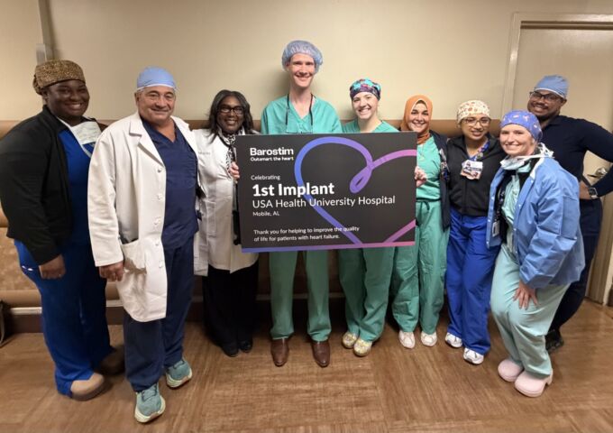 USA Health performs its first Barostim implant for heart failure
