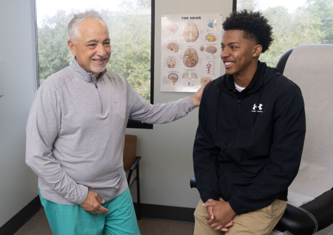 Anthony Martino, M.D., and Jamael Nettles