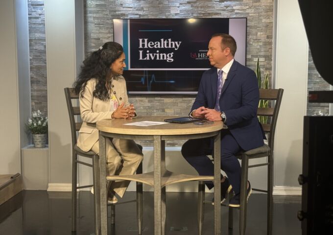 Healthy Living news segment interview