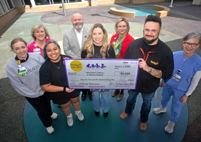 Mapp Child and Family Life Program receives nearly $62,000 donation from Spirit of Children