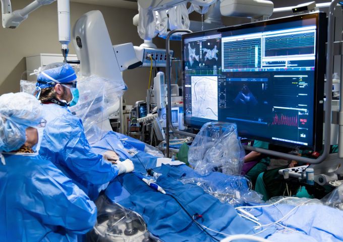 Surgeons perform pulsed field ablation (PFA) at Providence Hospital.