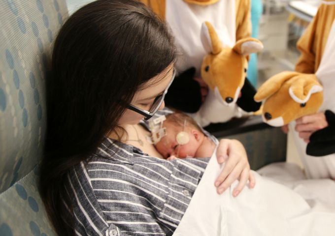 USA Health’s Neonatal Intensive Care Unit Celebrates Kangaroo Care Day