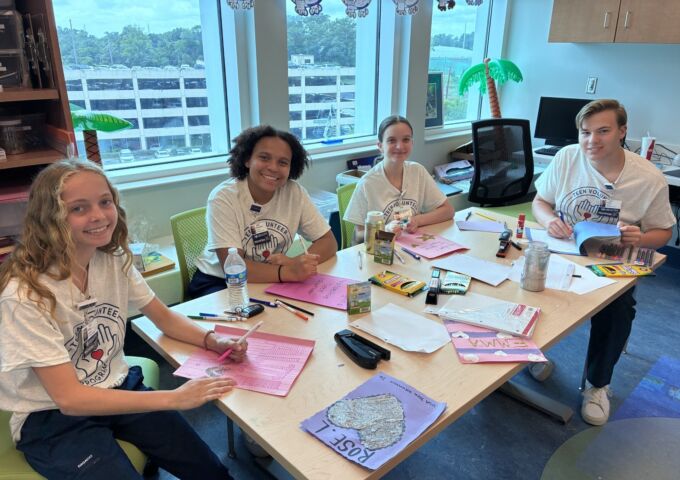 Hospital teen summer program