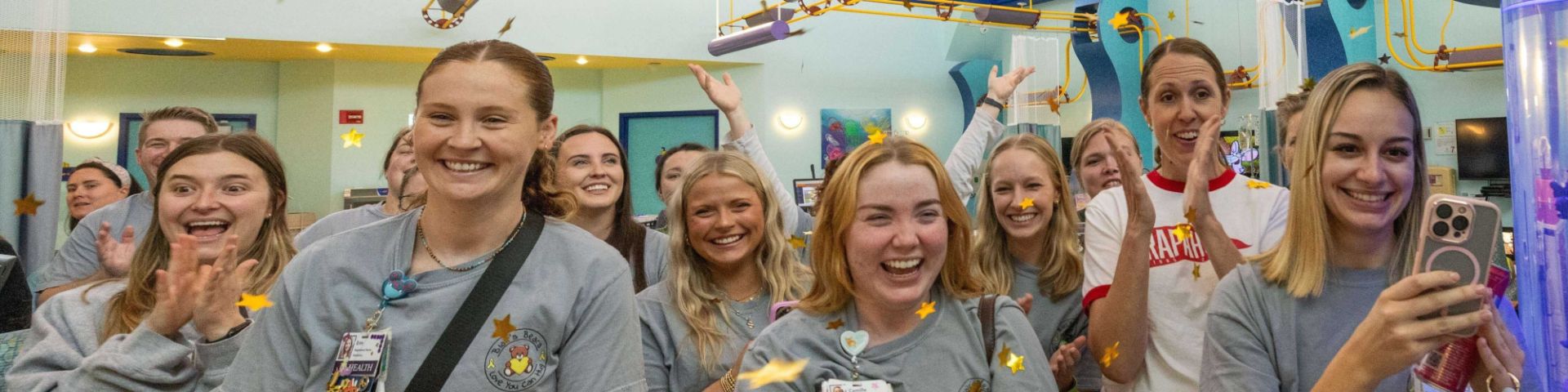 One-year-old celebrates the end of cancer treatment with bellringing