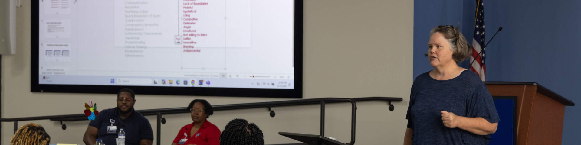 USA Health Center for Healthy Communities leads Building Safer Spaces Workshop