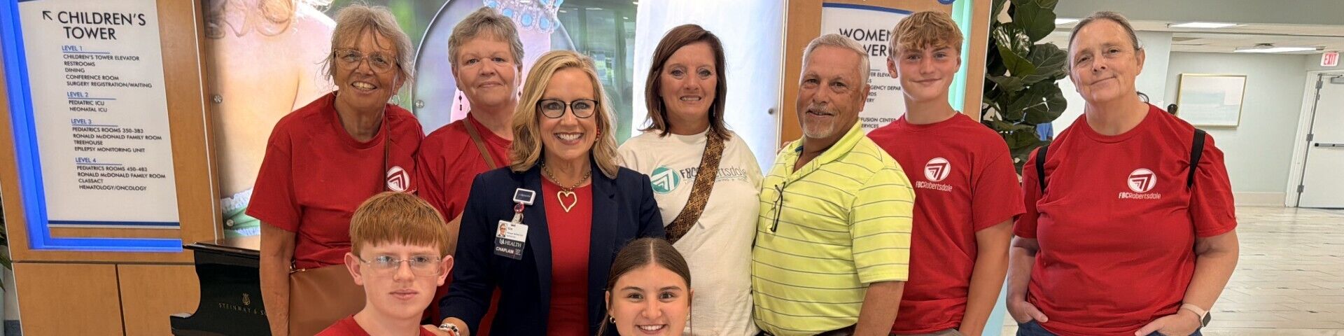 Participants from First Baptist Church Robertsdale’s Vacation Bible School recently donated gift bags filled with thoughtful goodies and heartfelt get-well messages for patients at USA Health Children’s & Women’s Hospital.