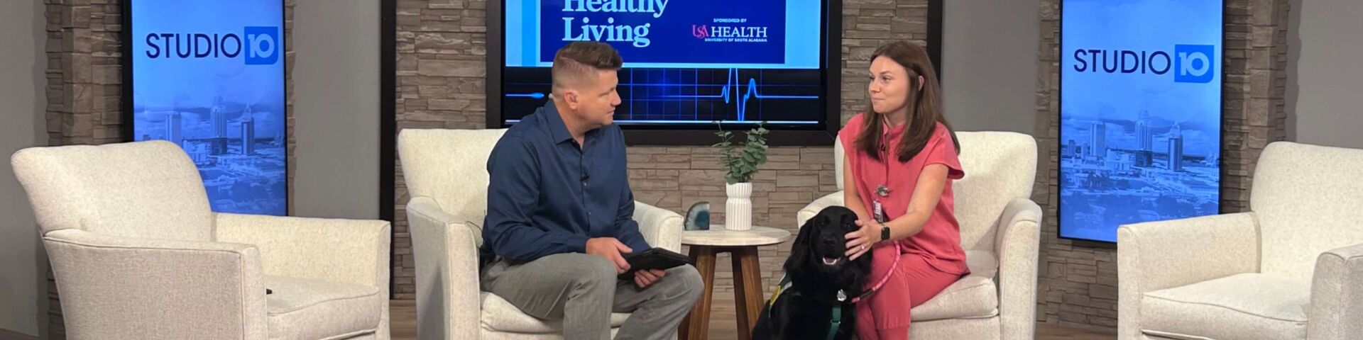 Healthy Living: Full-time Facility Dog joins USA Health Children’s & Women’s Hospital segment