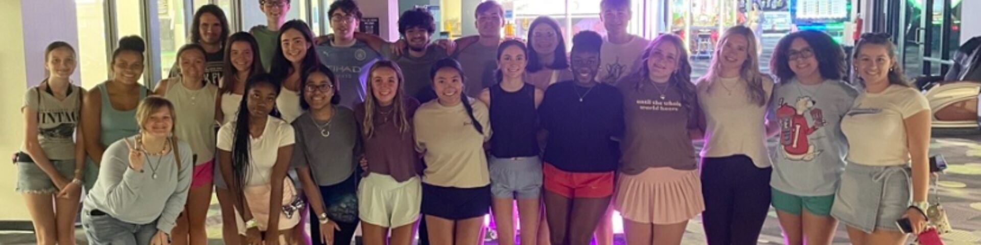 Teen volunteers end of summer party