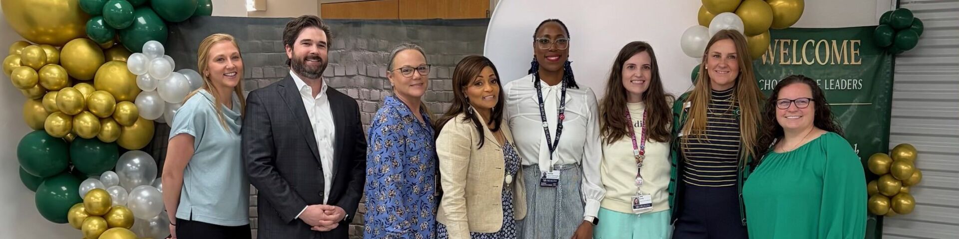 USA Health representatives recently took part in a meeting with school nurses from the Mobile County Public School System.