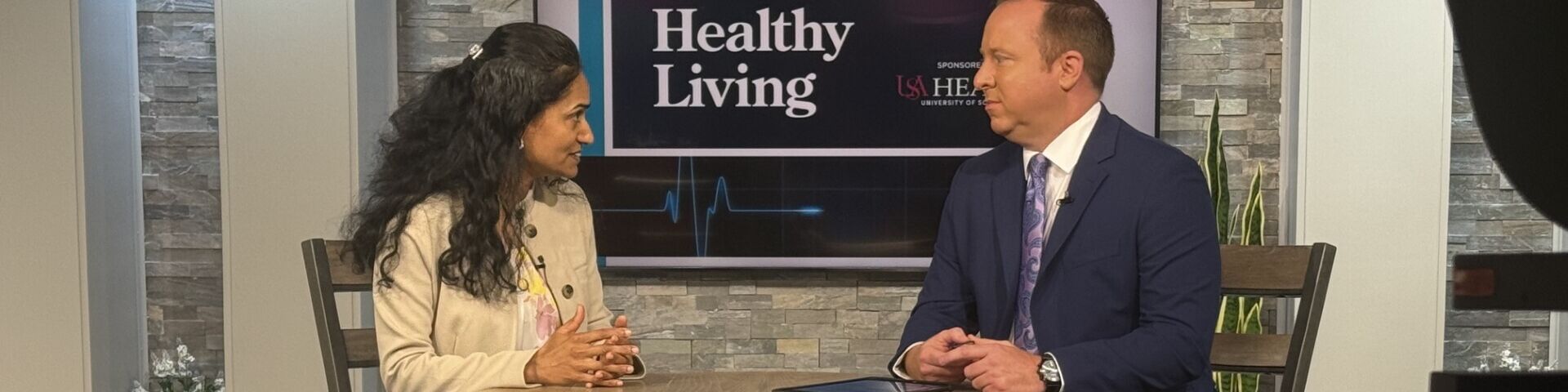 Healthy Living news segment interview