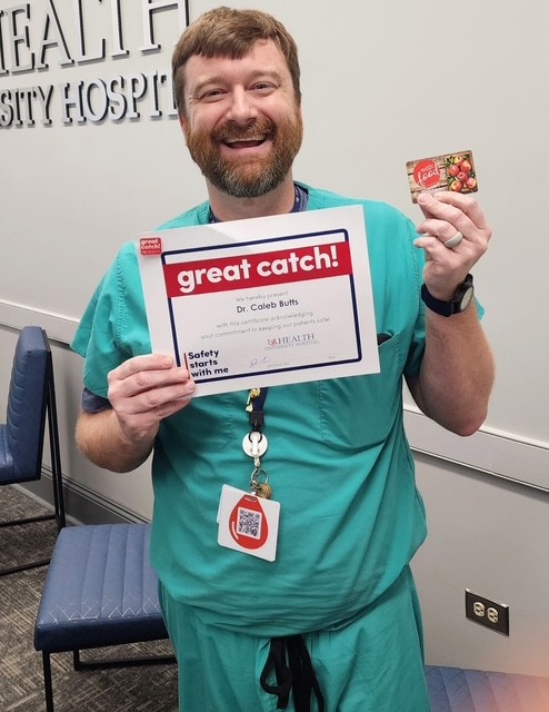 Caleb Butts, M.D., trauma and burn surgeon
